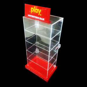 Armario de exhibición de cosméticos de diseño colorido, esquinero para labios, ojos y uñas - Product Image 3