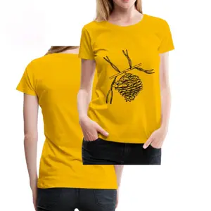 Groothandel Korte Mouwen Zwart V-hals En Ronde Hals Korte Mouwen Dieptepunt Shirt Slim Effen Kleur 100% Katoen vrouwen T-shirt