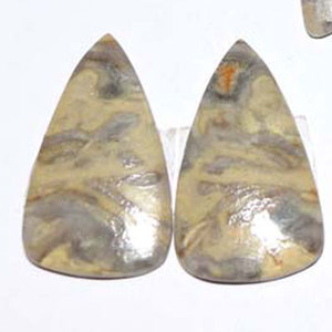หินแจสเปอร์ Cabochon แบบธรรมชาติสำหรับทำเครื่องประดับ,พลอยคู่ฟรีไซส์สำหรับทำเครื่องประดับ DIY - Product Image 1