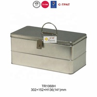 Omhxjh — boîte à lunch rectangulaire personnalisée de haute qualité, boîte en étain avec poignée