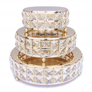 Support à gâteau rond en métal design créatif fait à la main finition martelée de luxe outil à gâteau en gros - Product Image 6