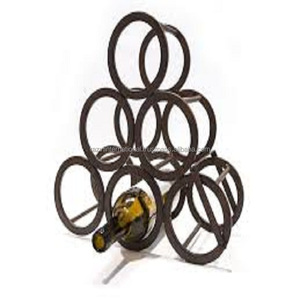 ขาตั้งขวดไวน์โลหะเหล็กสามชั้นสำหรับตกแต่งบ้าน - Product Image 6