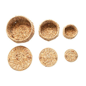 Meilleur Nouveautés 100% Naturel Ensemble de Jacinthe D'eau Panier De Rangement Avec Couvercle Couvercles De Vietnam - Product Image 3