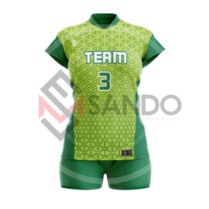 Conjunto de Uniforme de Voleibol al por Mayor para Mujer, Uniforme Deportivo de Poliéster con Impresión de Logotipo Personalizado - Product Image 5