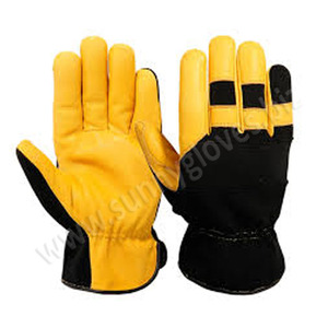 Guantes de trabajo de cuero, protección manual, a la venta - Product Image 2