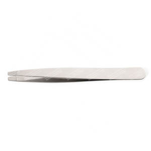 Outil d'extension de cheveux en acier inoxydable durable avec pince à sourcils argentée - Product Image 3