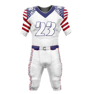 Uniforme de football américain personnalisé pour les jeunes, vêtements de sport, uniforme de football américain, uniforme de football américain à séchage rapide - Product Image 4