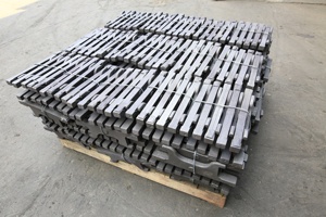 Ltd. Piezas de repuesto para trituradora de impacto de acero cromado superior Barra de soplado insertada de cerámica Placa de taller industrial Materiales de construcción de metal 1 - Product Image 4