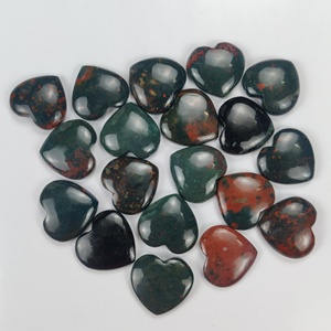 Corazones de Piedra Natural Pulida al por Mayor, Corazones de Piedra de Sangre para Regalo, Precio de Fábrica, Cristal Curativo de Piedra de Sangre Natural - Product Image 2