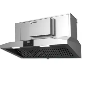 Hybrid Hood 98% Maximun Filtration Efficiency Kitchen Oil Mist Hood