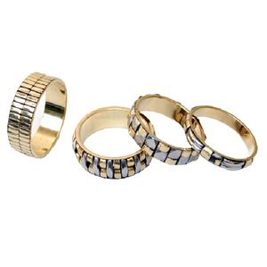 Ensemble de bracelets en laiton mince Bracelet à breloques Logo de couleur personnalisé mariage de luxe vente chaude quantité minimale de commande bas vente chaude 2024 bracelets de mode - Product Image 6