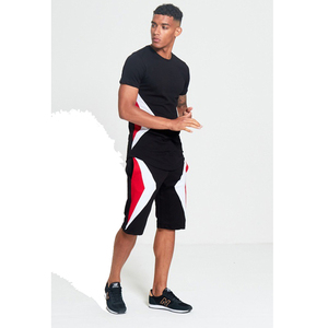 Nuevo conjunto de 2 uds de verano para hombre, camiseta de manga corta y pantalones cortos, conjunto doble de dos piezas, traje de verano transpirable para hombre para adulto - Product Image 4