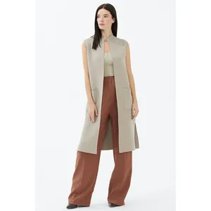 Women's Long Knitwear Vest