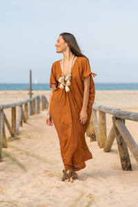 Wholesale New Trendy Modest Eid Ramadan Long Sleeve Hot Sale Ladies Wear Muslim Maxi Dress Abaya Fancy <b>Dubai</b> <b>Kaftan</b> - Product Image 3