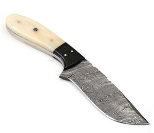 Handmade Custom Damascus Steel Fixed Blade <b>Knife</b> ZR1499 Secure Wood <b>Handle</b> <b>for</b> Hunting Outdoor Industrial Camping OEM Available - Product Image 1
