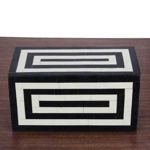 Incrustación de hueso natural de madera artesanal personalizada, joyería y caja de pañuelos para collar, pulsera, anillo, pendiente colgante de la India - Product Image 2