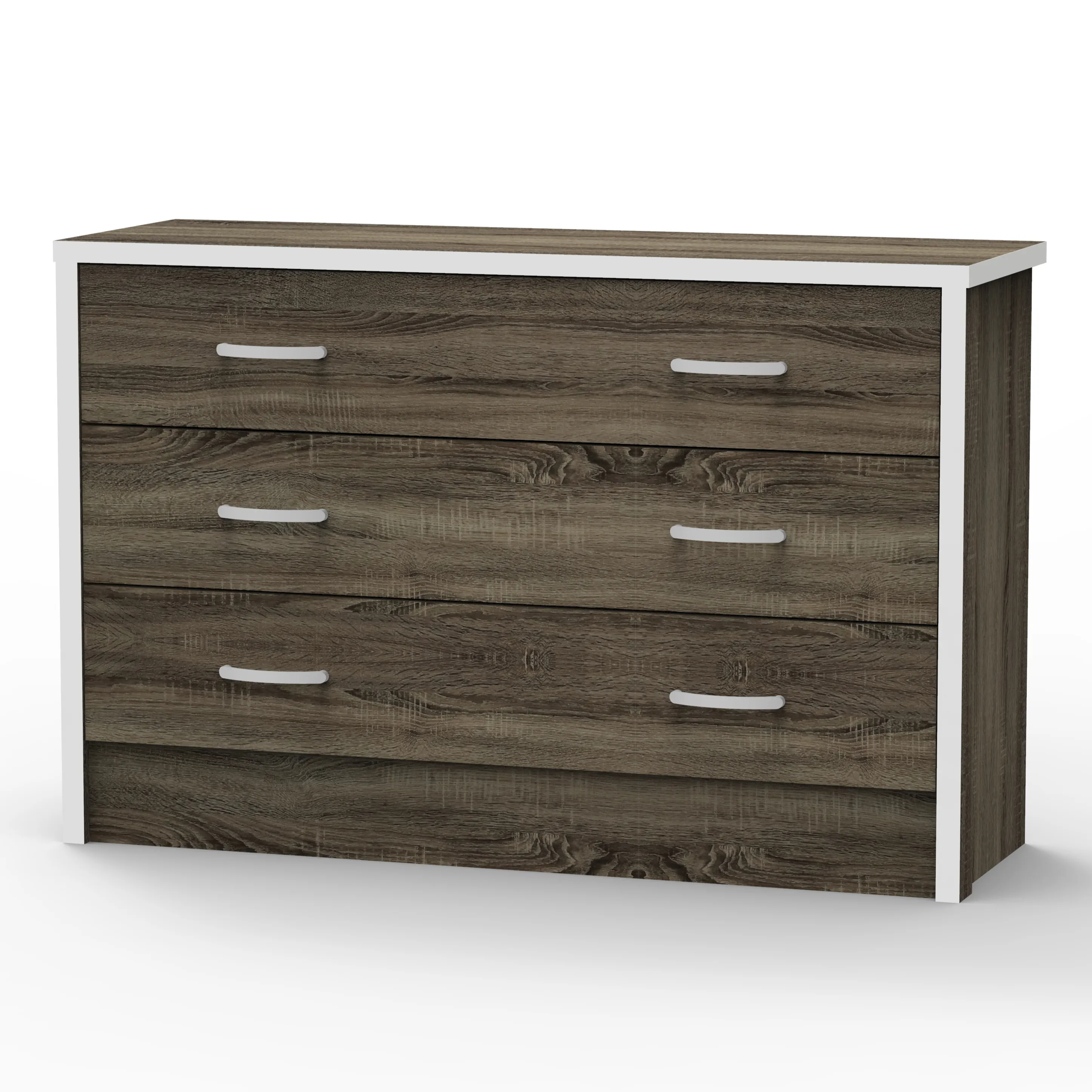 3 Tier Big Space Bedroom Living Room Particle Board Chest of Drawer Made in Malaysia 14_0004