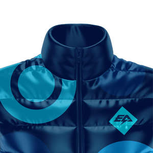 Gilet bouffant en polyester 100% de haute qualité pour hommes, lavable, hiver sans manches, coupe-vent, veste en nylon rembourrée en coton - Product Image 4