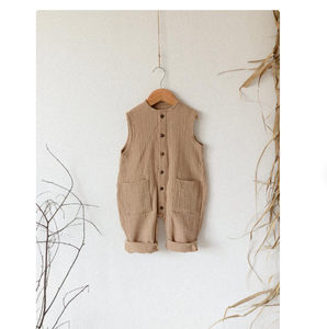 Mamelucos de punto de algodón orgánico 100%, ropa personalizada para recién nacidos, ropa de bebé certificada GOTS, proveedores indios - Product Image 1