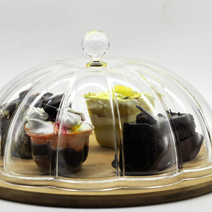 Mariage Décoratif Gâteau Stand avec Verre - Product Image 1