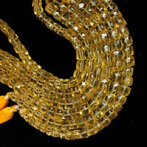 Caja facetada de piedras preciosas de citrino Natural de 7mm y 8mm, hebra de cuentas sueltas de piedras preciosas de Fabricante Mayorista a precio de fábrica en línea DIY - Product Image 2