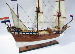 Modèle de bateau historique en bois DUYFKEN, artisanat, accessoires de jouets gonflables - Product Image 2