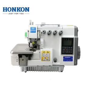 HONKON endüstriyel tam otomatik 3/4/5 iplik tel overlok DİKİŞ MAKİNESİ HK-700-4D/T-AT