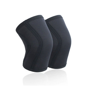2022 New Solid Black Knee Sleeve For Men Keep Warm Fleece Custom Leg Warmers <b>Support</b> Outdoor knee sleeve - Product Image 1