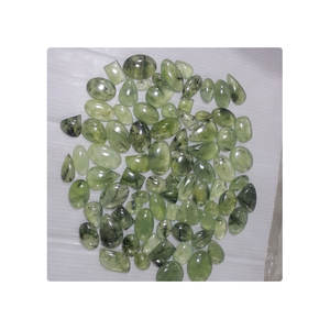 Cabujón de Piedra Preciosa de Prehnita Natural de Primera Calidad a Precio de Mayoreo, Verde con Rutilo, Piedra Preciosa Natural - Product Image 1