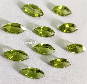 Peridoto Natural Marquesa tallado, 2x4mm a 5x10mm, peridoto suelto facetado - Product Image 4