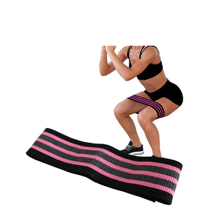 Hot Selling <b>Workout</b> Strength Polyester Fabric Non-Slip Fitness Women Girls Hip Circle Pattern Medium/Heavy Resistance <b>Band</b> - Product Image 2