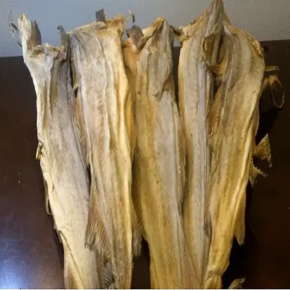 डिस्काउंट कीमत नार्वेजियन Stockfish बड़े 50/70cm सूखे कॉड आधा गठरी 50 £ 50kg गठरी/खरीद नॉर्वे