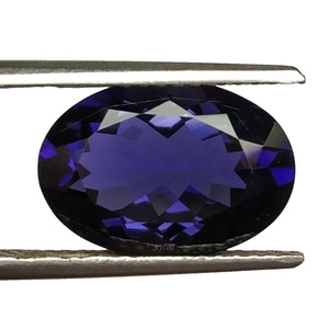 6X8mm ovale coupe naturelle IOLITE prix d'usine de gros pierre précieuse en vrac à facettes de haute qualité par carat IOLITE NATURELLE - Product Image 4