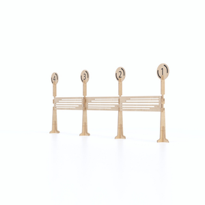 キュー管理システム用の最高のイタリアのインターロッキングカスタマイズされた木製キューバリア - Product Image 3