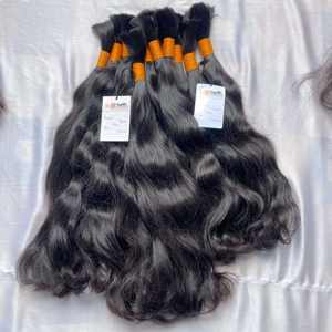 Raw Mink Brazilian Virgin 100% Raw Machine Weft Paquetes de cabello humano, 12A Grade Bulk Straight Virgin Mink Vendedores de cabello sin procesar - Product Image 4