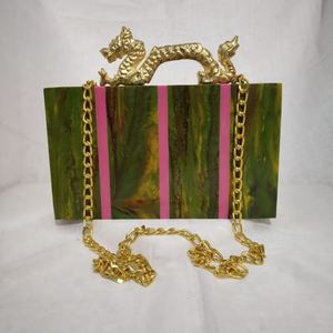 Lametierartz-Bolso de mano de resina para mujer, cartera de mano de resina con incrustaciones bonitas, a la moda - Product Image 6