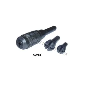 Набор контактных патронов с 3 зажимами для удержания маленьких спиральных сверл от 0 до 2,5 мм