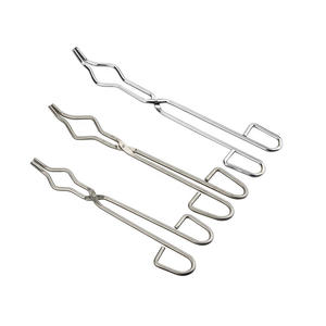 ที่คีบในห้องปฏิบัติการแบบใหม่ ขายดี เป็นเครื่องมือสำคัญในห้องปฏิบัติการที่ใช้ได้ทุกวัน ทำจากเหล็กชุบนิกเกิล พร้อมที่คีบครูซิเบิลและบีกเกอร์ - Product Image 4