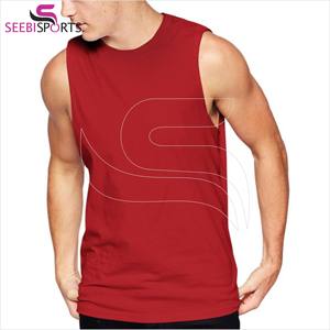 Camisetas sin mangas a prueba de mangas para hombres jóvenes Seebi Sport Gold Quality Sportswear Transpirable Estilo casual para hombres - Product Image 1