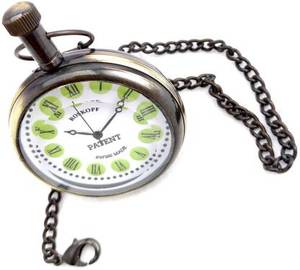 Chaîne de montre de poche en laiton antique par Calvin Handicraft Horloge historique Cadeau pour père mère ou Saint Valentin - Product Image 2