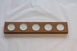 Prix d'usine bougeoir en bois et support de photophore en verre de taille différente décoratif de mariage pour la maison et l'hôtel utilisation de Noël - Product Image 6