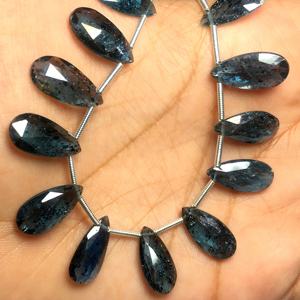 Cuentas de pera de cianita natural sin tratar, venta al por mayor, piedras preciosas sueltas, fabricación de joyas, certificado por terceros, todos los tamaños disponibles - Product Image 4