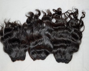 CABELLO HUMANO VIRGEN RIZADO INDIO 100% CUTÍCULA EXTENSIÓN DE CABELLO SIN TRAMA DOBLE POR MÁQUINA EXTENSIONES DE CABELLO COMPLETO - Product Image 4