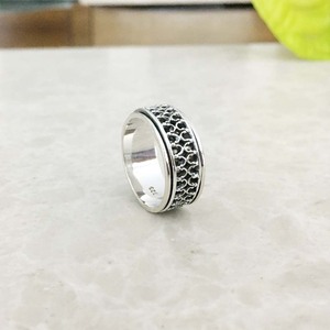 Wholesale 8mm Wide Genuine 925 Sterling Silver Signet Spinner <b>Ring</b> <b>for</b> <b>Men</b> High Quality Handmade Custom Logo Engraved Bohemia - Product Image 3