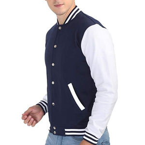 Chaqueta personalizada de alta calidad, chaqueta de béisbol con parches de chenilla, bordada - Product Image 6