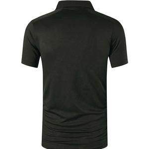 Polo informal de golf a rayas para hombre, manga corta, ajuste regular, sublimación personalizada, estampado antiarrugas, rendimiento, hecho de punto - Product Image 3