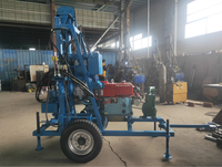 Appareil de forage de puits d'eau hydraulique à moteur Diesel 8HP 15HP 22HP