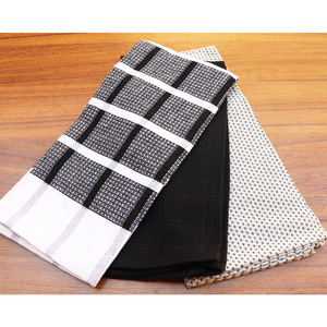 Luxury Water Absorbent Grid 100% Cotton Tea <b>Towels</b> Waffle Design Good Quality Super Absorbent Tea <b>Towel</b> - Product Image 3