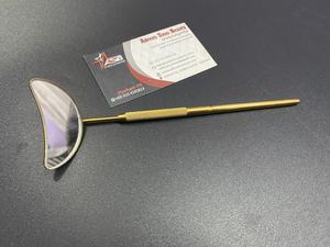 Espejos dorados para pestañas para belleza, acero sostenible, media luna y extensiones de pestañas en forma de corazón, espejo de maquillaje de pestañas postizas - Product Image 4