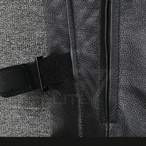 Gilet en cuir pour homme, décontracté, respirant, imperméable, coupe-vent, séchage rapide, col en V, vêtements d'extérieur, service OEM, couleur/taille personnalisée - Product Image 6